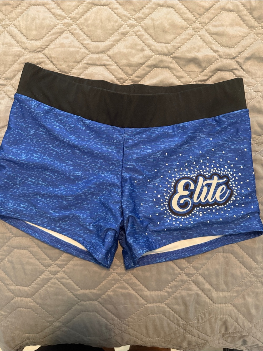 Varsity ECE Royal Blue Athletic Shorts with Black Waistband
